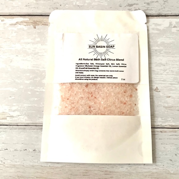 Sun Basin Soap All Natural Bath Salt Citrus Blend Brand NEW - Picture 1 of 2
